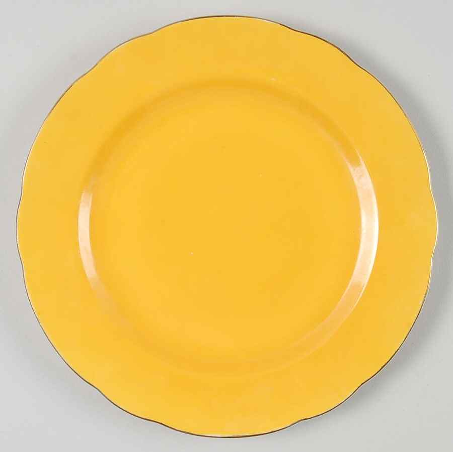 GCA25 Yellow Salad Plate by Gold Castle-1