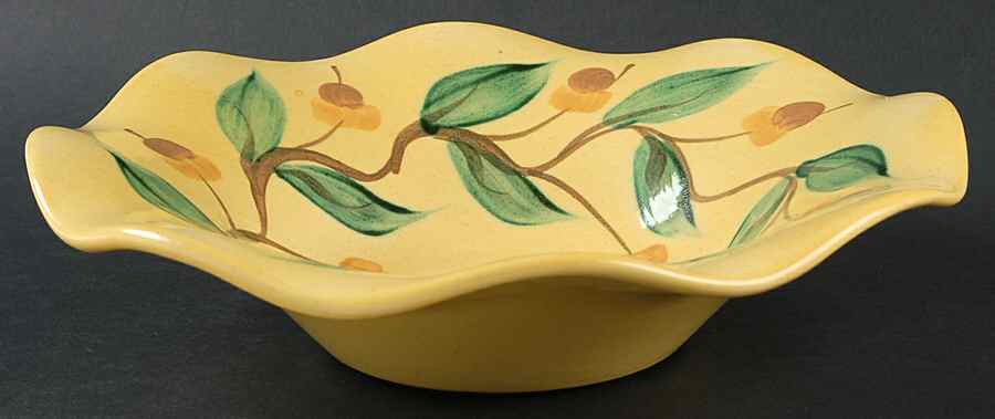 GAP14 10" Scalloped Bowl by Gail Pittman-1