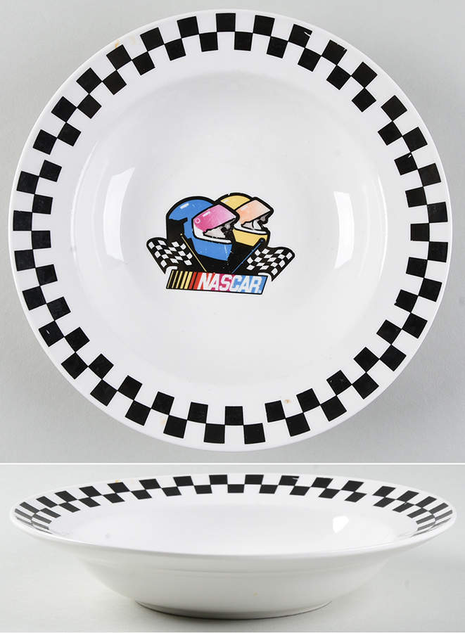 Nascar Rim Soup Bowl by Gibson Designs-1