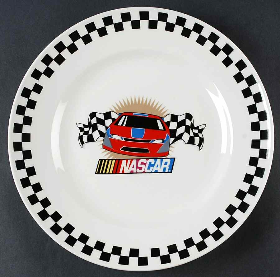 Nascar Dinner Plate by Gibson Designs-1