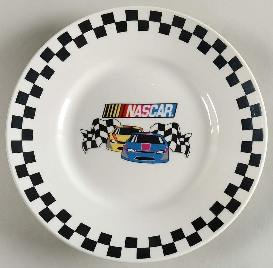 Nascar Luncheon Plate by Gibson Designs-1