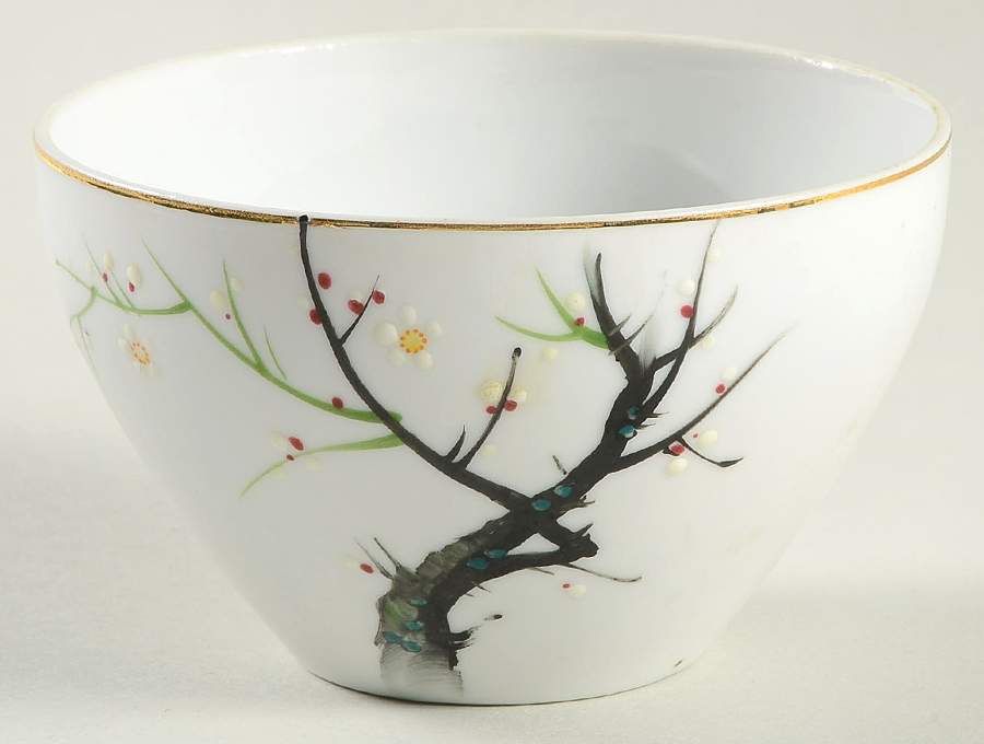 T-1171 Open Sugar Bowl by Gold China-1