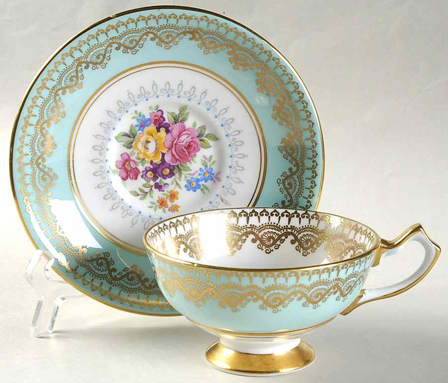 6112 Footed Cup & Saucer Set by Gladstone-1