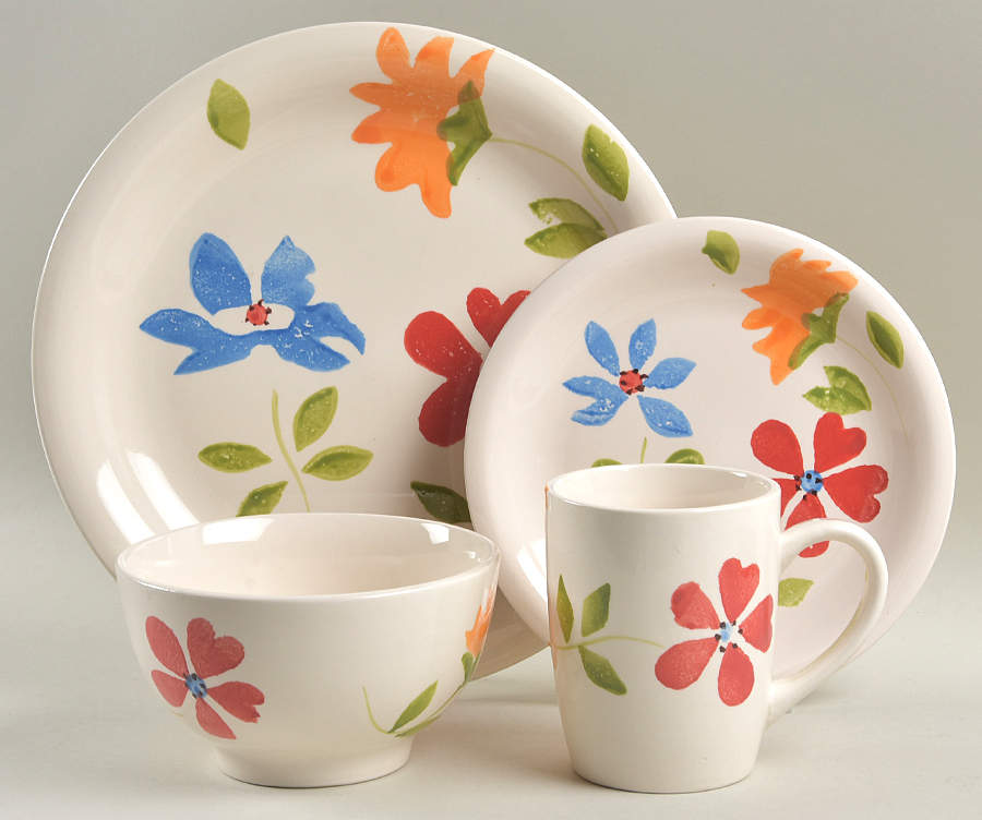 Sevilla Garden 4 Piece Place Setting by Gibson Designs-1
