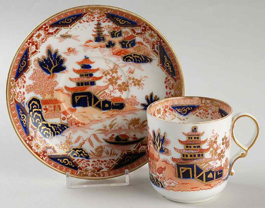 Z2007 Flat Cup & Saucer Set by George Grainger & Co-1