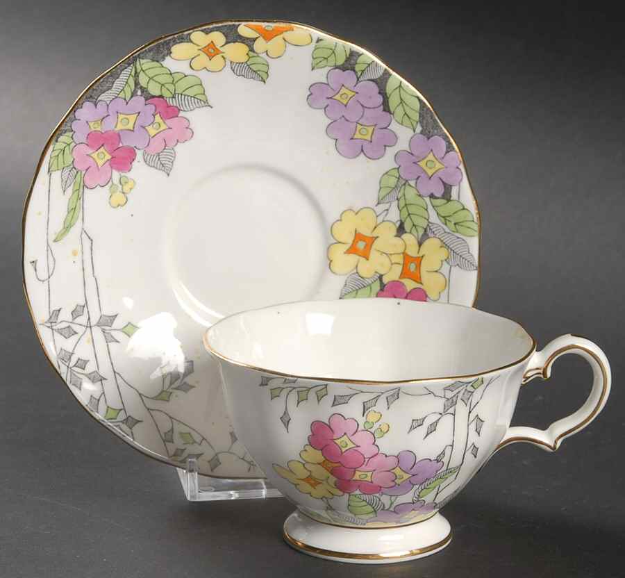 9502 Footed Cup & Saucer Set by Grosvenor-1