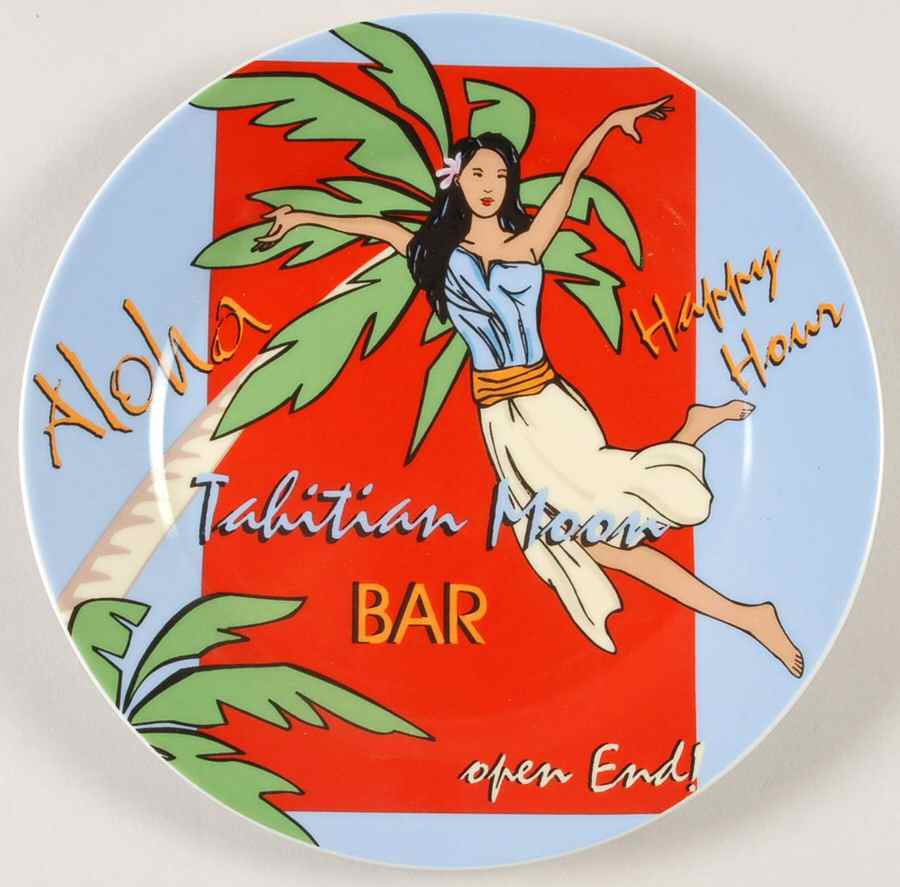Tahitian Moon Salad Plate by Godinger-1