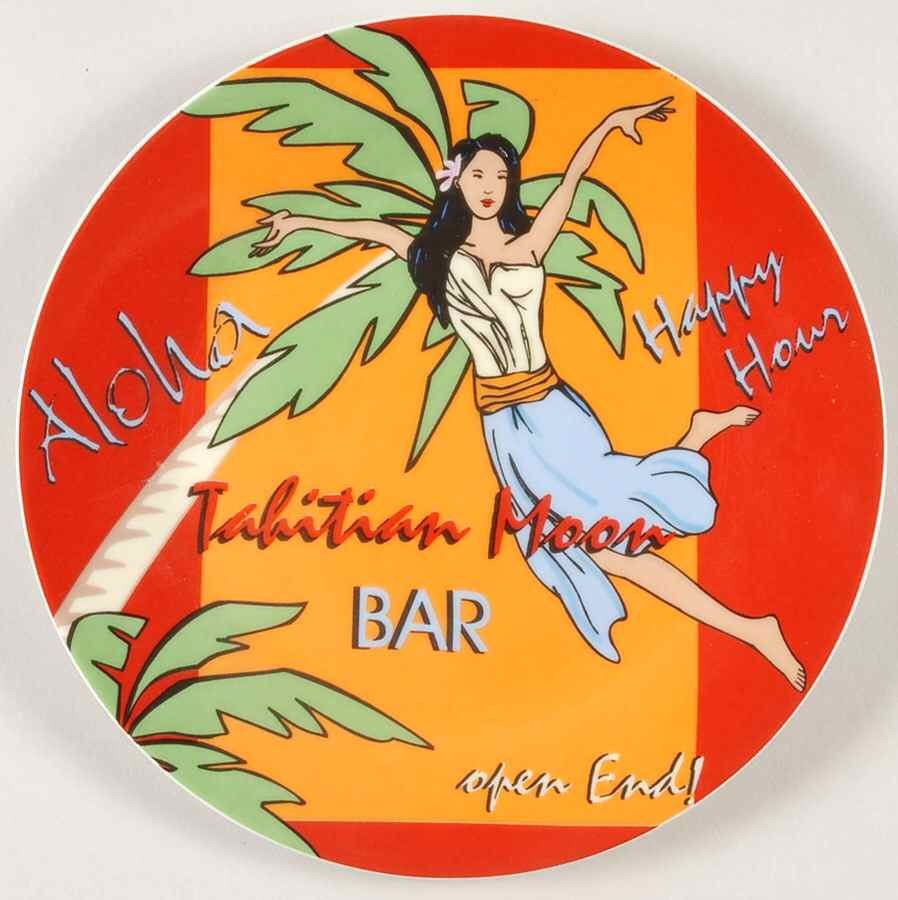 Tahitian Moon Salad Plate by Godinger-1