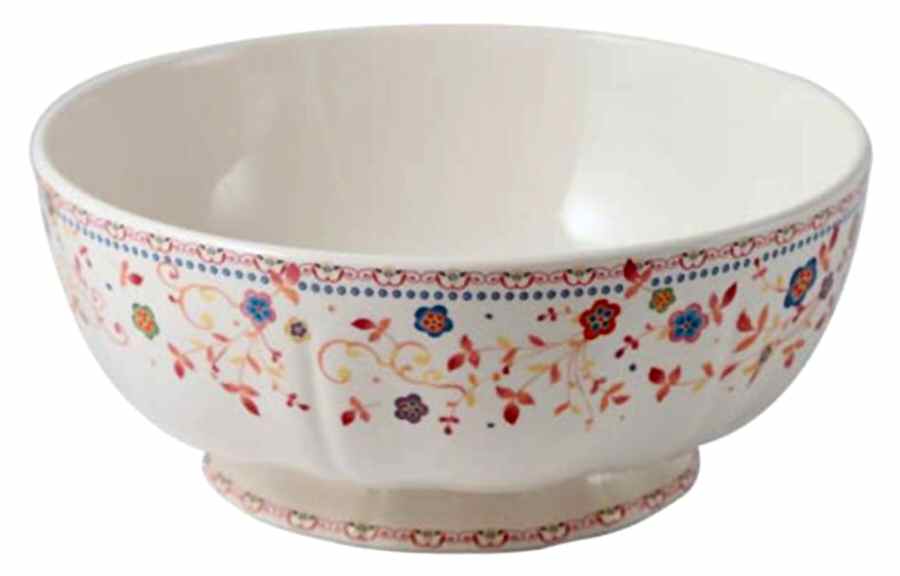 Colette 10" Round Vegetable Bowl by Faiencerie De Gien-1