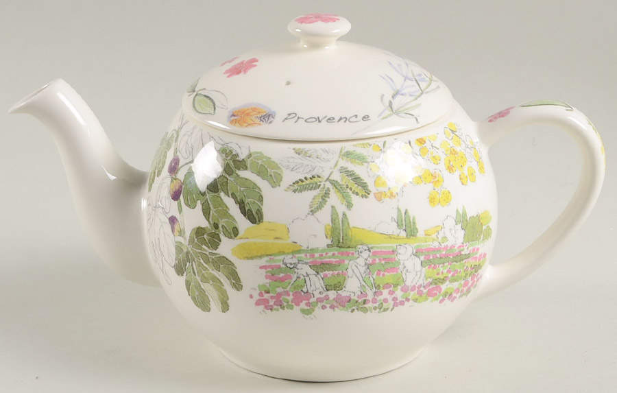 Provence Small Teapot & Lid by Faiencerie De Gien-1