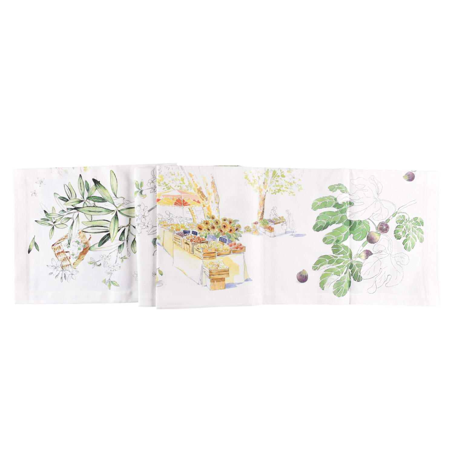 Provence 66" Square Tablecloth by Faiencerie De Gien-1
