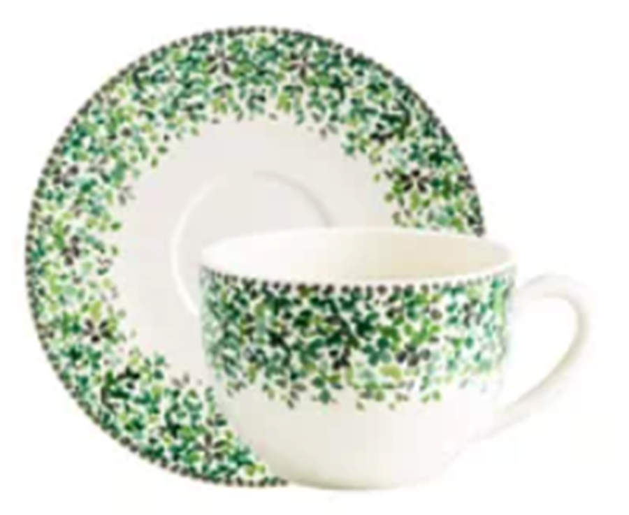 Songe Jumbo Cup & Saucer Set by Faiencerie De Gien-1