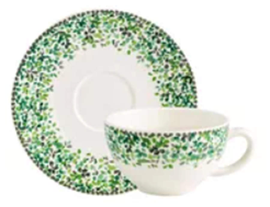Songe Breakfast Cup & Saucer Set by Faiencerie De Gien-1
