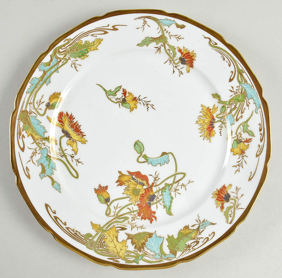 GUE722 Dinner Plate by WM Guerin-1