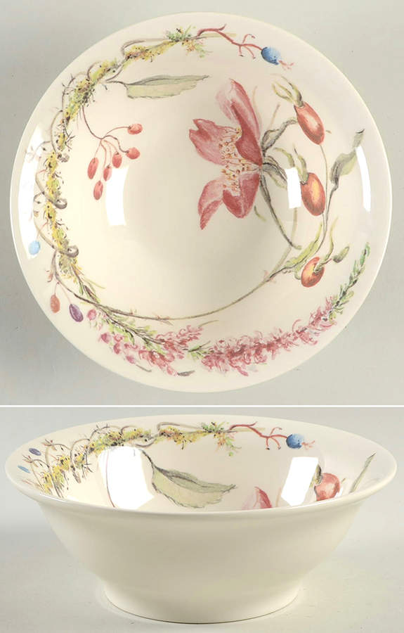 Bouquet Floral Coupe Cereal Bowl by Faiencerie De Gien-1