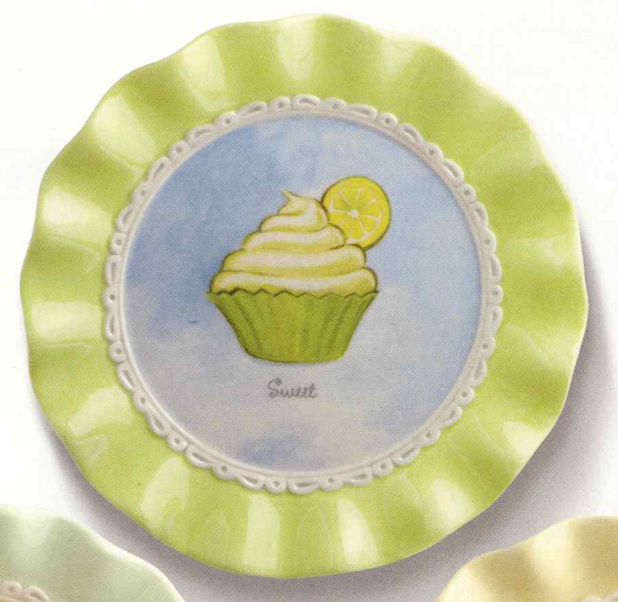 Just Desserts Salad/Dessert Plate by Grasslands Road-1