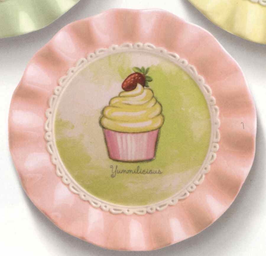 Just Desserts Salad/Dessert Plate by Grasslands Road-1