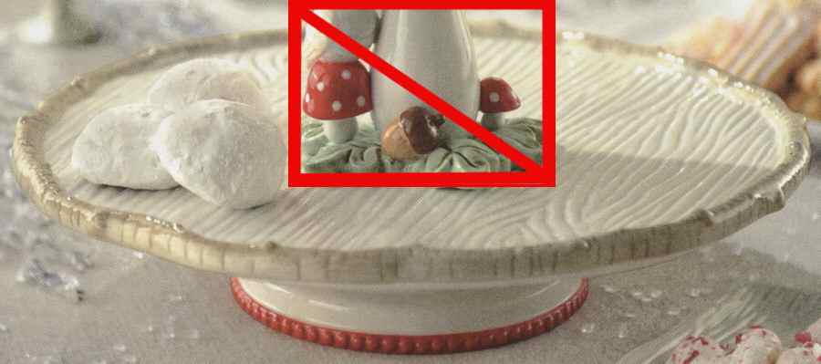 Winter Wilderness 11" Diameter Pedestal Cake Stand by Grasslands Road-1