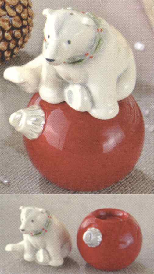 Winter Wilderness Figural Salt and Pepper by Grasslands Road-1