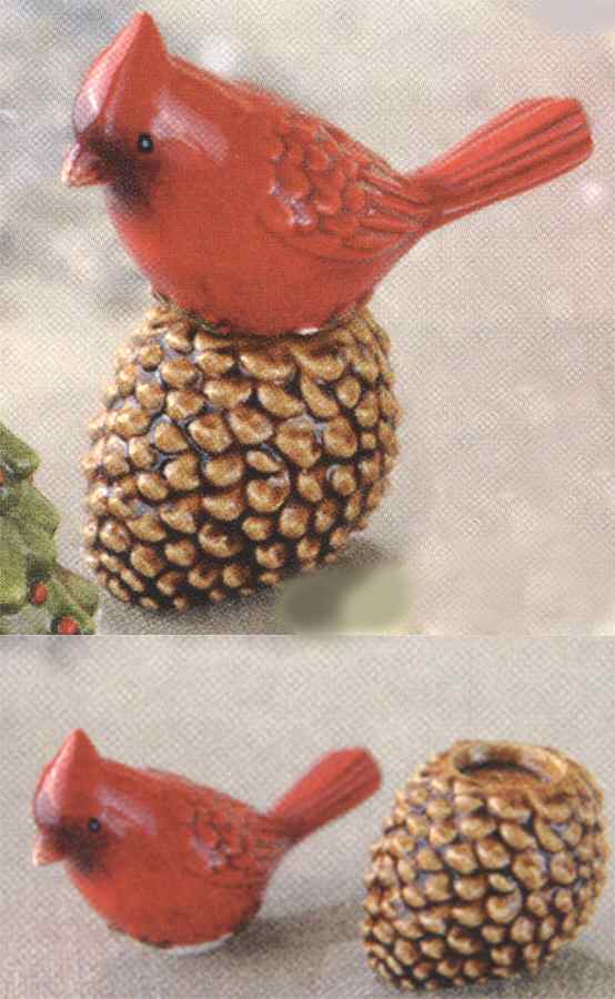 Winter Wilderness Figural Salt and Pepper Set by Grasslands Road-1