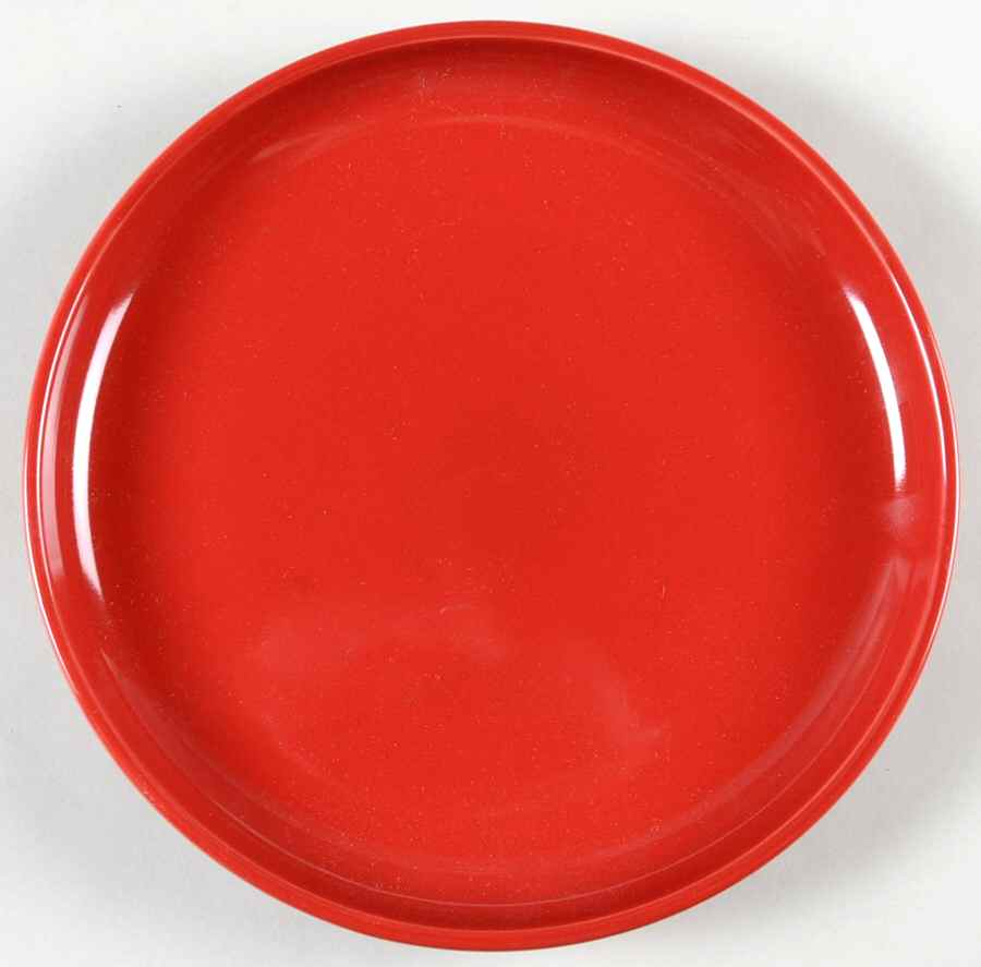 Stackware Red (Round) Salad Plate by Gibson Designs-1