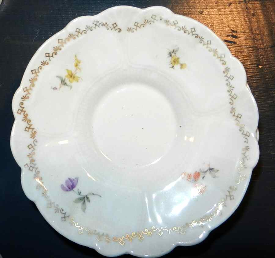 Dresden Flowers Saucer by Germany-1