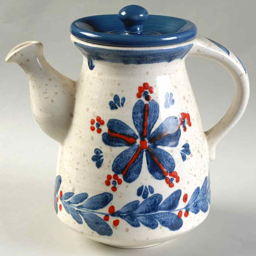 Stella Blau Coffee Pot & Lid by Georg Schmider-1