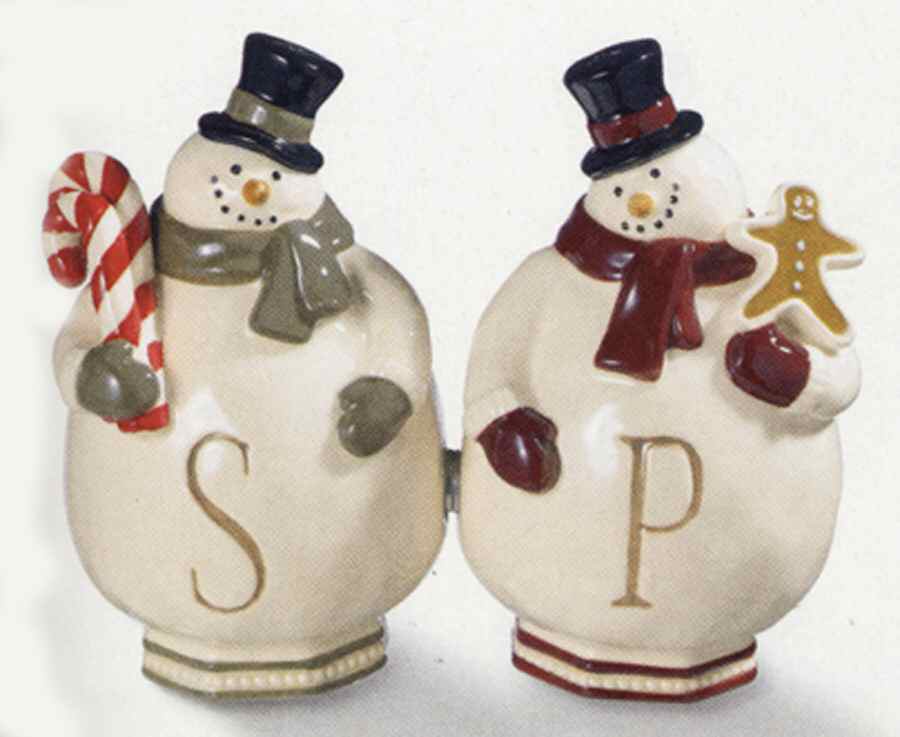 Winter Setting Figural Salt & Pepper Set by Grasslands Road-1
