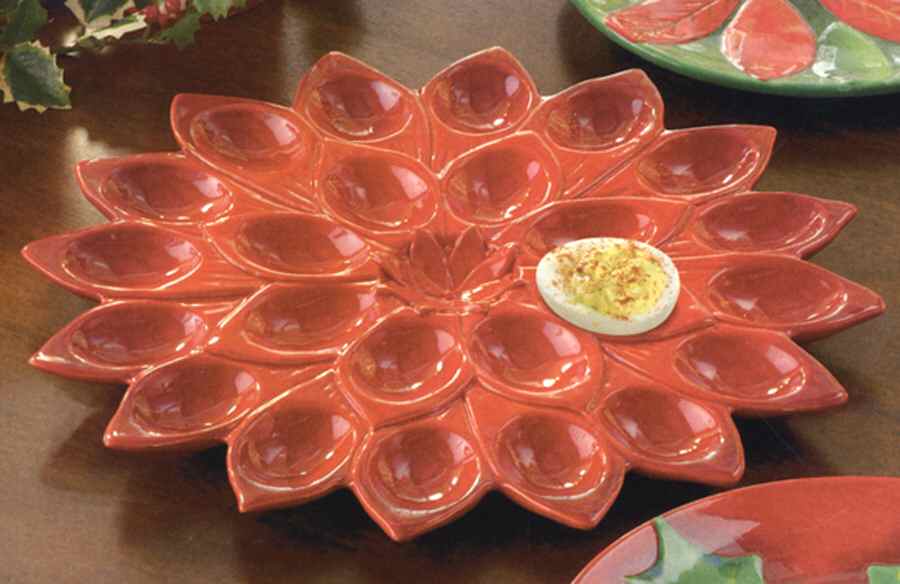 Winterbloom Deviled Egg Plate by Grasslands Road-1