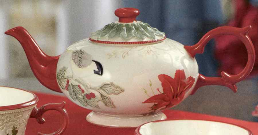 Let Nature Sing Teapot & Lid by Grasslands Road-1