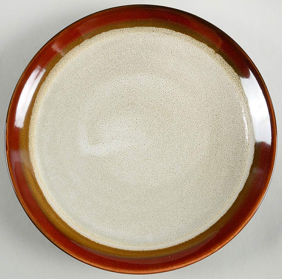 Couture Bands Red Salad Plate by Gibson Designs-1