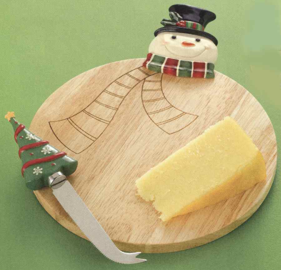 Snocountry 2 Piece Cheese Dish and Knife Set by Grasslands Road-1