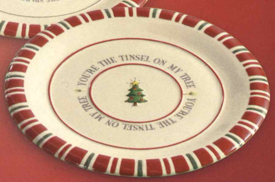 Make It Merry Dessert/Pie Plate by Grasslands Road-1