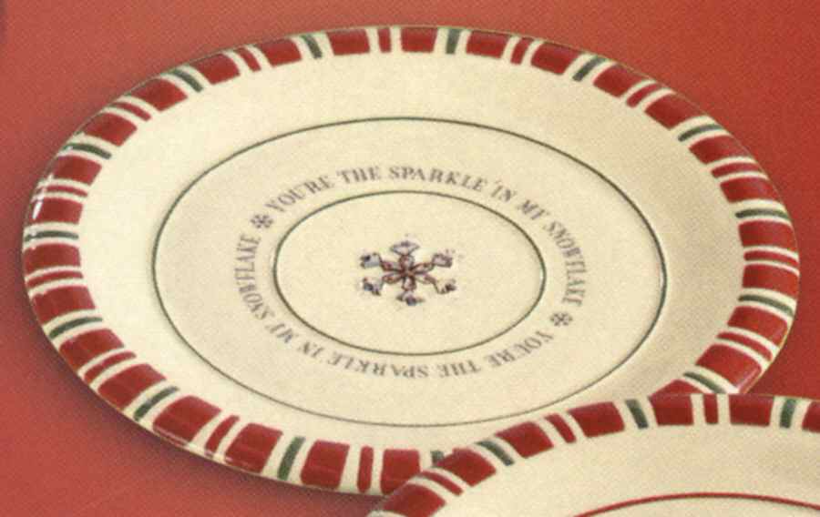 Make It Merry Dessert/Pie Plate by Grasslands Road-1