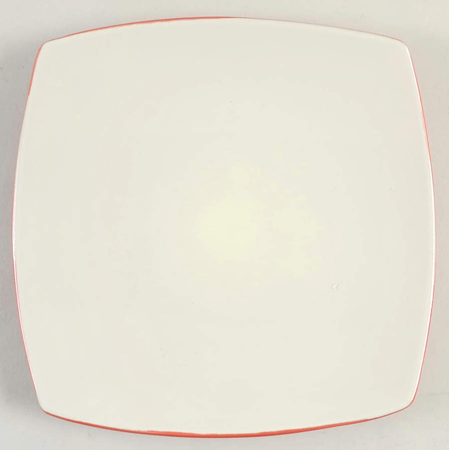 Soho Lounge Two Tone Red Salad Plate by Gibson Designs-1