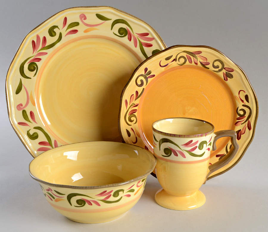 Heritage Park 4 Piece Place Setting by Gibson Designs-1
