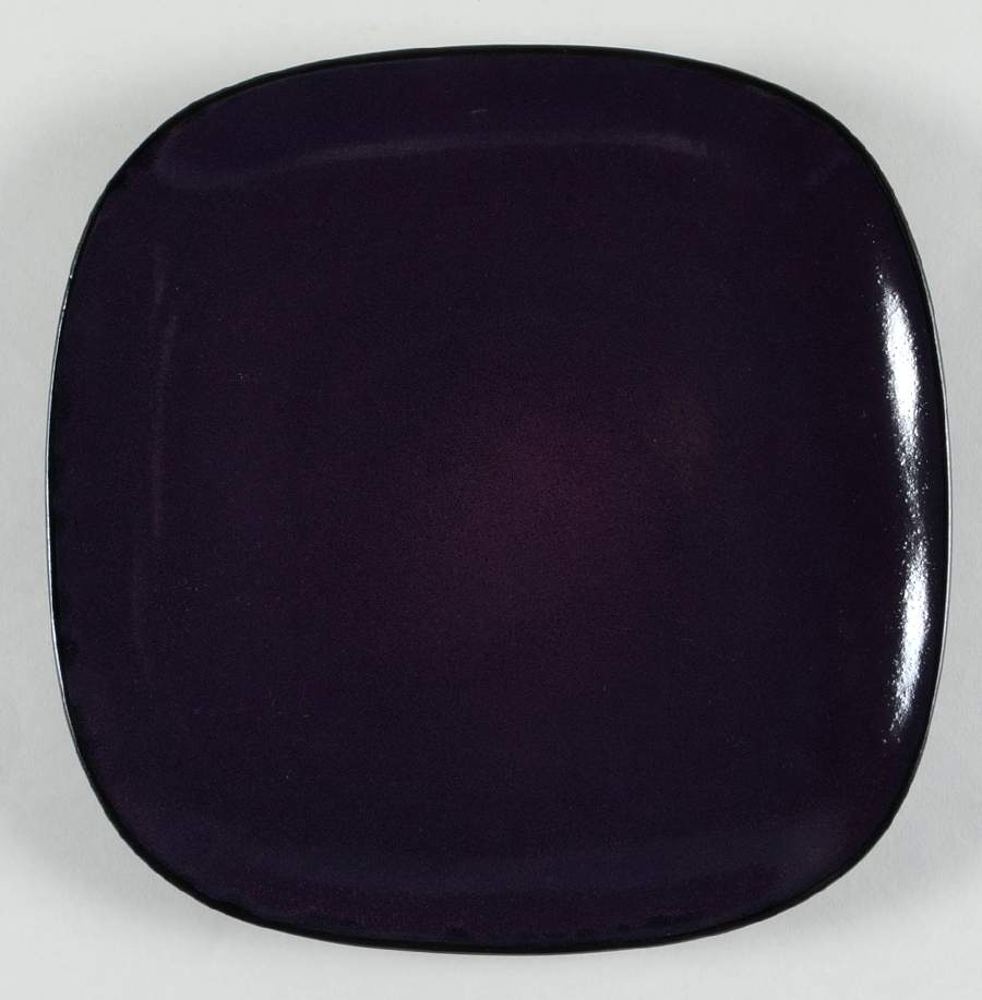 Vivoli Purple Salad Plate by Gibson Designs-1