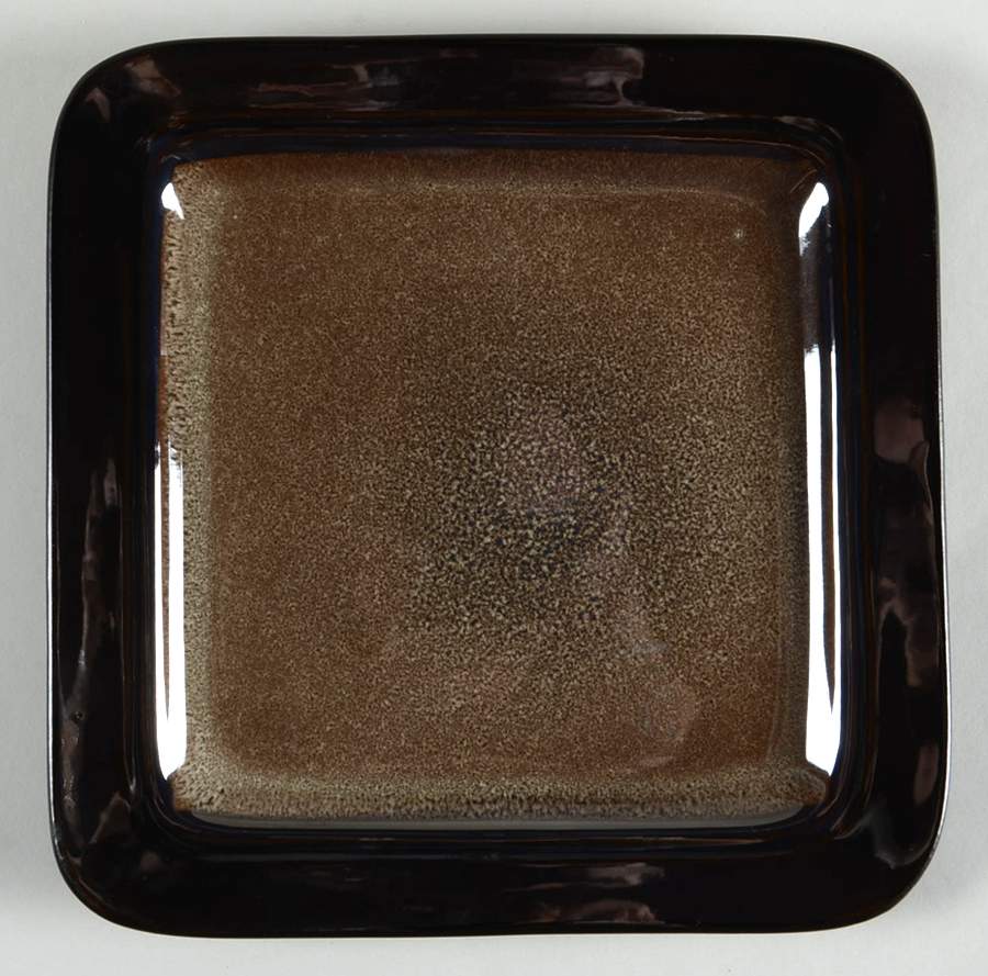Astro Galleria Brown Salad Plate by Gibson Designs-1