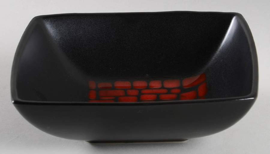 Cabazon Red Soup/Cereal Bowl by Gibson Designs-1