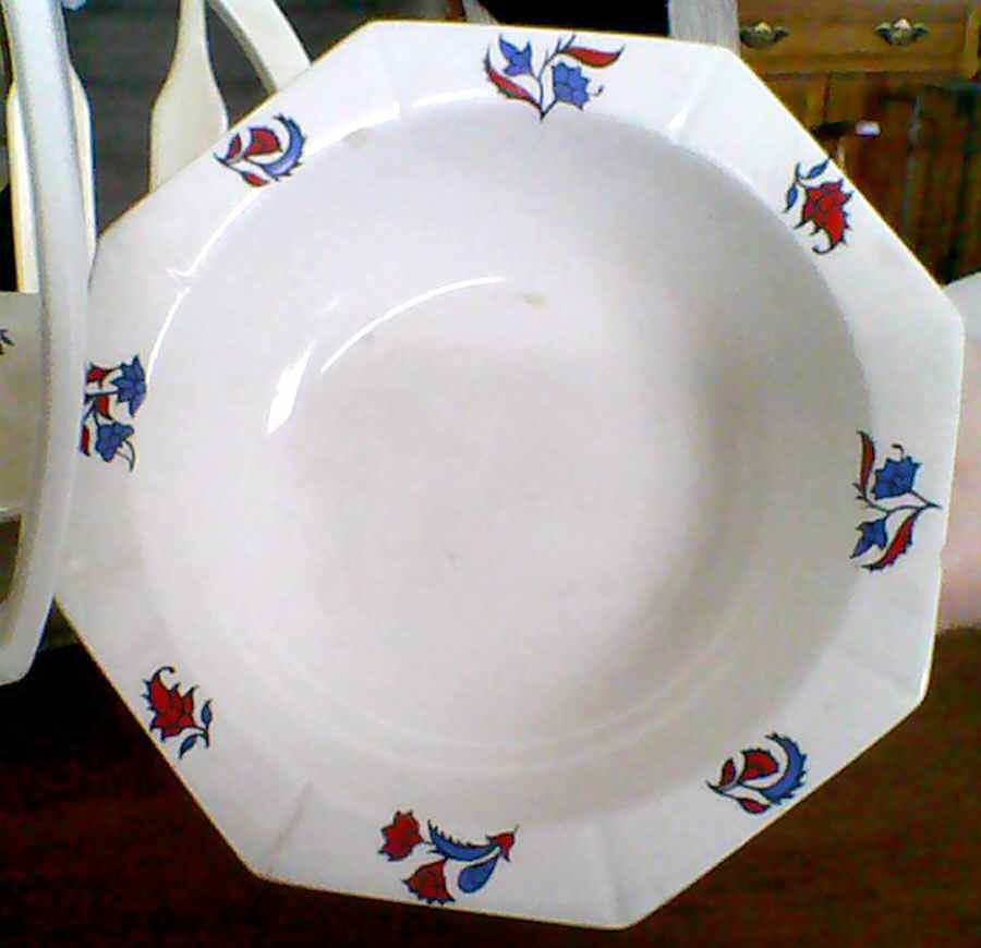 Gai 8" Octagonal Vegetable Bowl by T G Green (England)-1