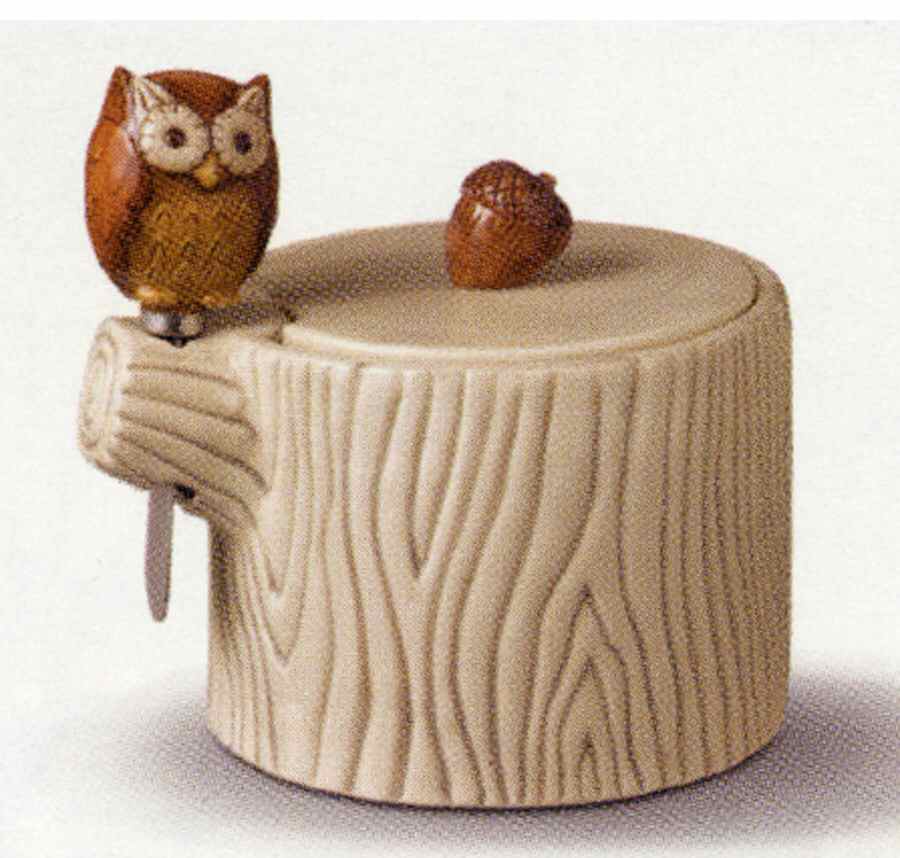 Crimson Hollow Dip Bowl & Lid with Spreader Set by Grasslands Road-1
