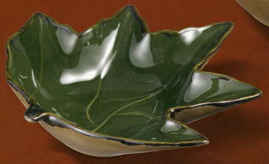Home Again 9" Leaf Dish by Grasslands Road-1