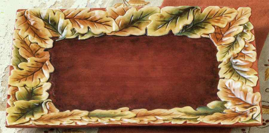 Home Again 12" Oval Serving Platter by Grasslands Road-1