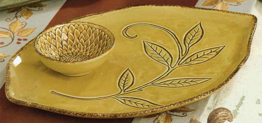 Home Again (2 Piece) Chip & Dip Set by Grasslands Road-1