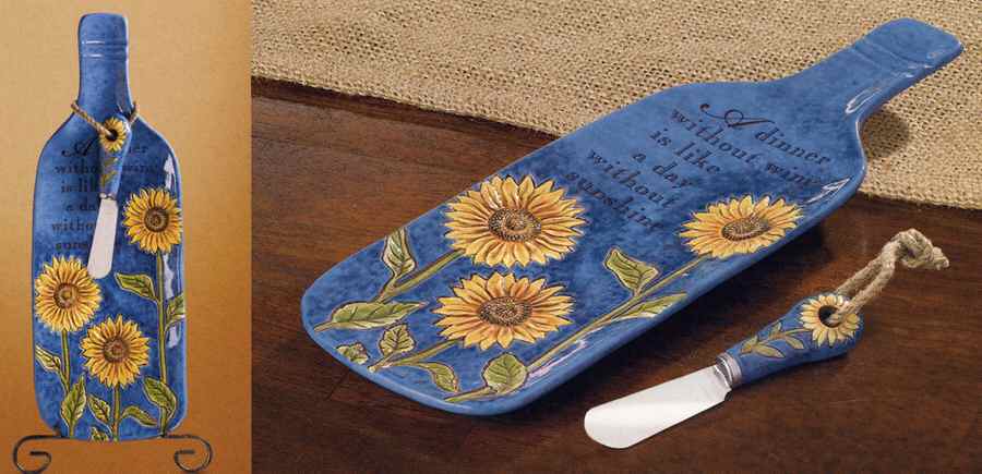 Indian Summer Hors D'Oeuvre Tray with Spreader by Grasslands Road-1