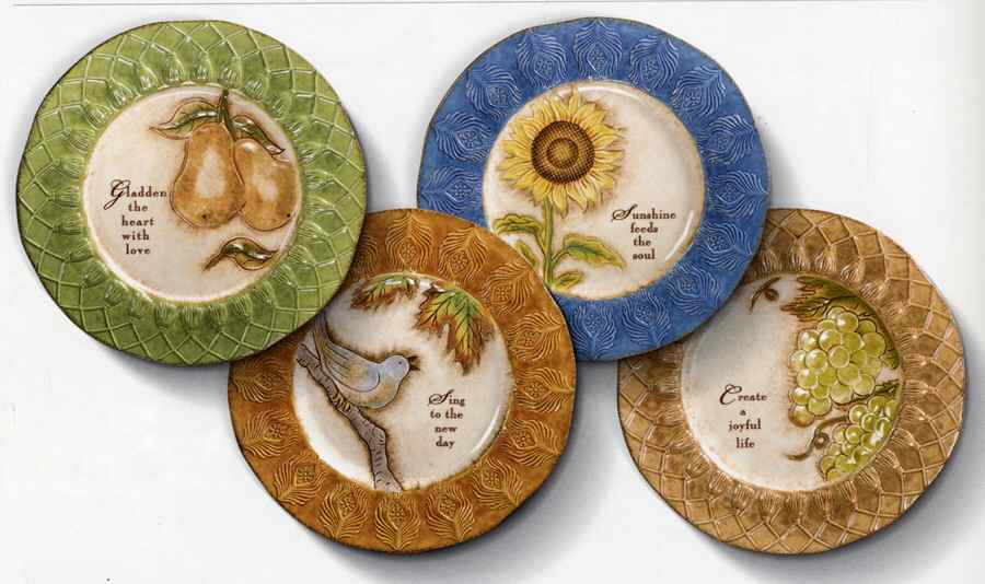 Indian Summer Accent Salad Plate by Grasslands Road-1