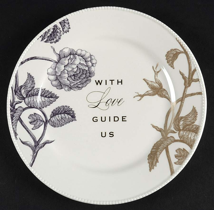 Gift of Thanks Salad Plate by Grasslands Road-1