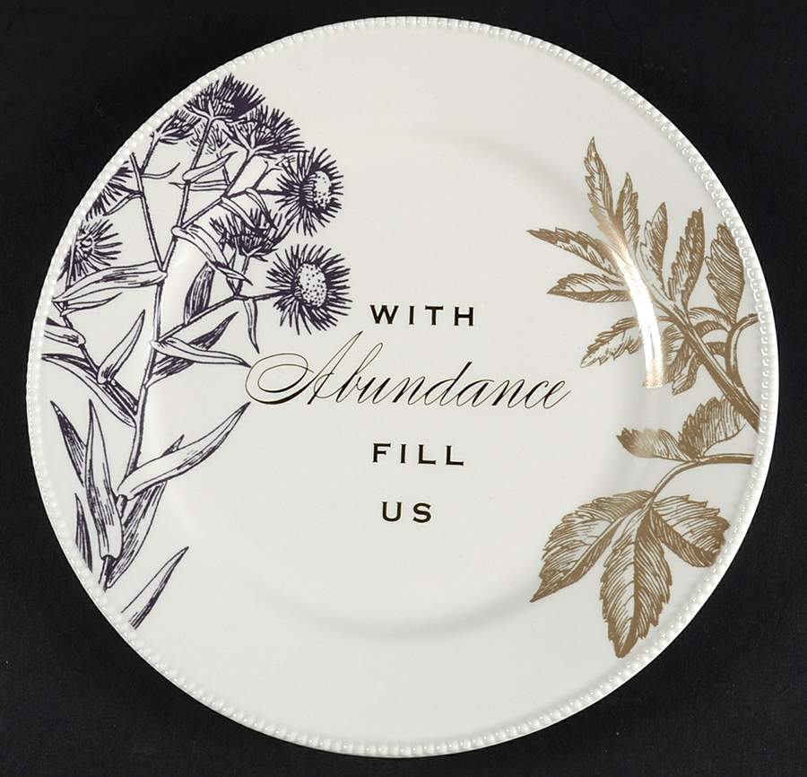 Gift of Thanks Salad Plate by Grasslands Road-1