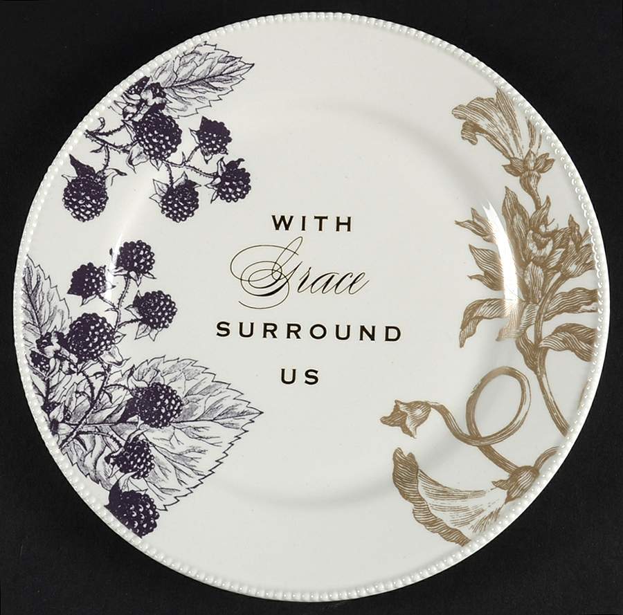 Gift of Thanks Salad Plate by Grasslands Road-1