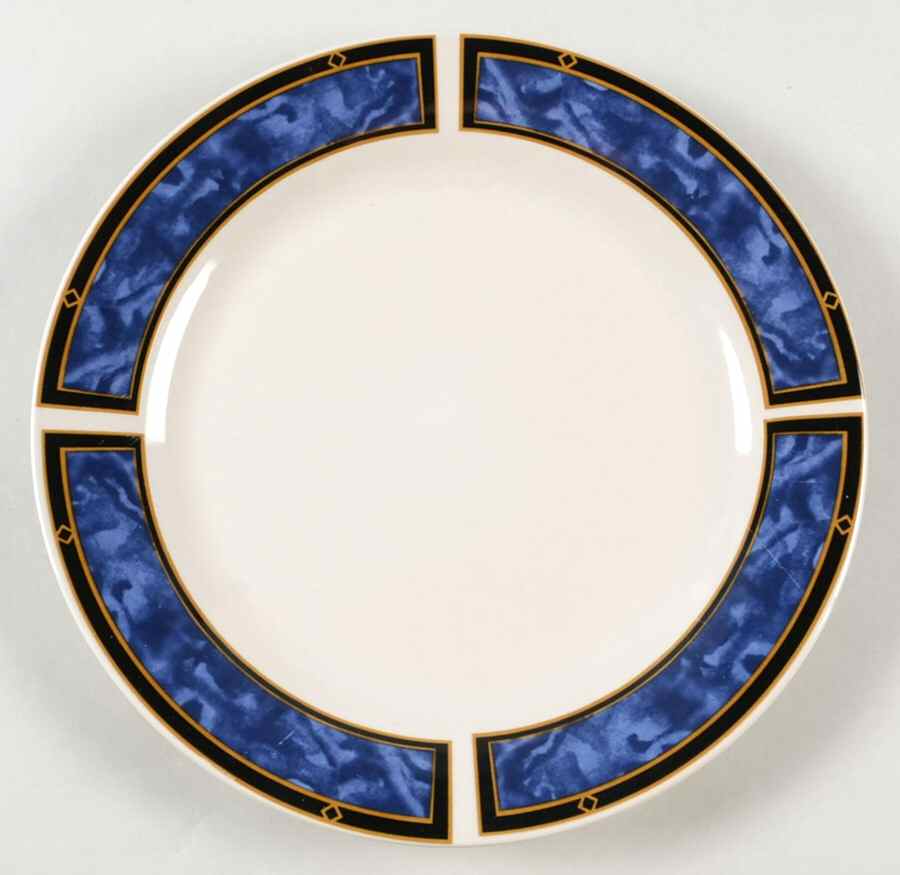 Royal Duchess Blue (Stoneware) Dinner Plate by Gibson Designs-1